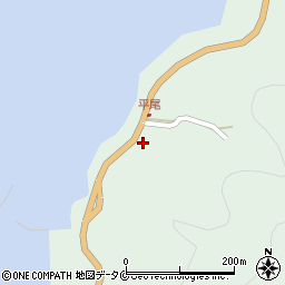 鹿児島県南さつま市坊津町久志1997周辺の地図