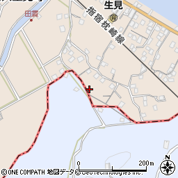 鹿児島県鹿児島市喜入生見町2972周辺の地図