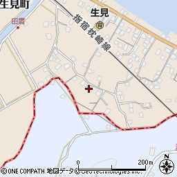 鹿児島県鹿児島市喜入生見町2968周辺の地図