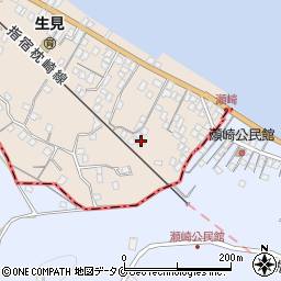 鹿児島県鹿児島市喜入生見町2889-5周辺の地図