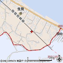 鹿児島県鹿児島市喜入生見町2940周辺の地図