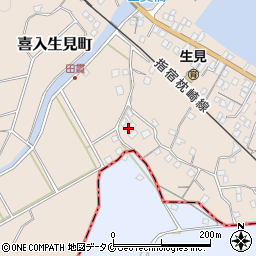 鹿児島県鹿児島市喜入生見町2981周辺の地図