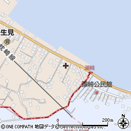 鹿児島県鹿児島市喜入生見町2881-1周辺の地図