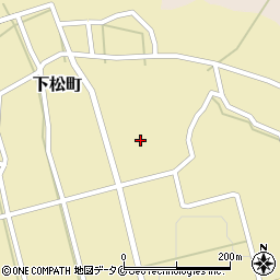 鹿児島県枕崎市下松町200周辺の地図