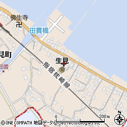 鹿児島県鹿児島市喜入生見町2843周辺の地図