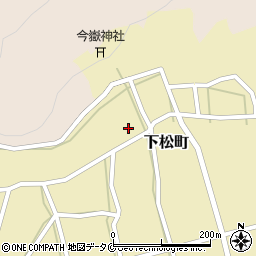 鹿児島県枕崎市下松町14周辺の地図