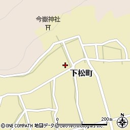 鹿児島県枕崎市下松町15周辺の地図