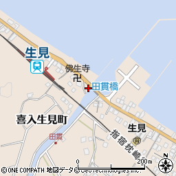 鹿児島県鹿児島市喜入生見町2817-4周辺の地図