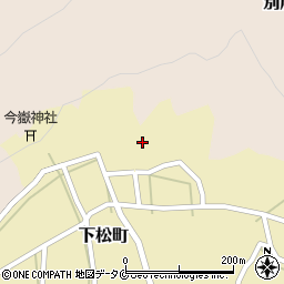 鹿児島県枕崎市下松町75周辺の地図