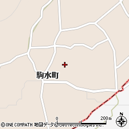 鹿児島県枕崎市駒水町393周辺の地図