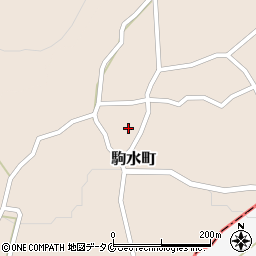 鹿児島県枕崎市駒水町104周辺の地図