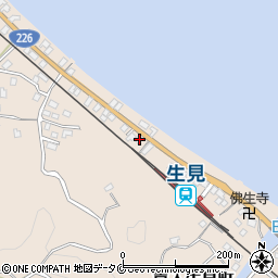 鹿児島県鹿児島市喜入生見町2714周辺の地図