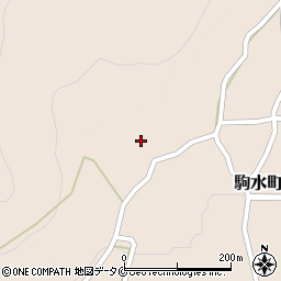 鹿児島県枕崎市駒水町10周辺の地図