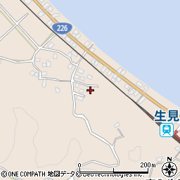 鹿児島県鹿児島市喜入生見町2694-1周辺の地図