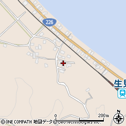 鹿児島県鹿児島市喜入生見町2676周辺の地図