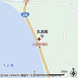 鹿児島県南さつま市坊津町久志2428周辺の地図