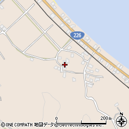 鹿児島県鹿児島市喜入生見町2636周辺の地図