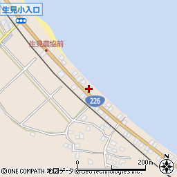 鹿児島県鹿児島市喜入生見町2358周辺の地図