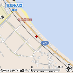 鹿児島県鹿児島市喜入生見町2362-1周辺の地図