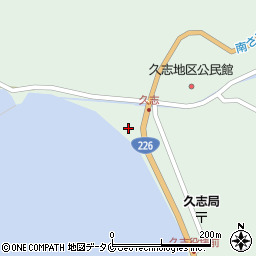 鹿児島県南さつま市坊津町久志4324周辺の地図