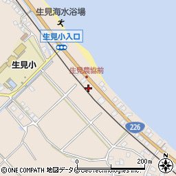 鹿児島県鹿児島市喜入生見町2355-1周辺の地図