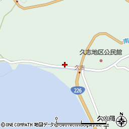 鹿児島県南さつま市坊津町久志6450周辺の地図