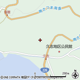 鹿児島県南さつま市坊津町久志6439周辺の地図