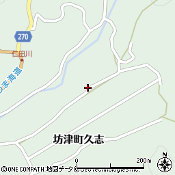 鹿児島県南さつま市坊津町久志2491周辺の地図