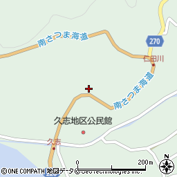 鹿児島県南さつま市坊津町久志4353周辺の地図