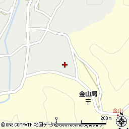 枕崎市金山地区公民館周辺の地図