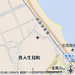 鹿児島県鹿児島市喜入生見町1362周辺の地図