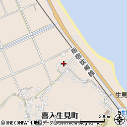 鹿児島県鹿児島市喜入生見町1312-3周辺の地図