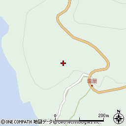 鹿児島県南さつま市坊津町久志6700周辺の地図