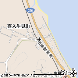 鹿児島県鹿児島市喜入生見町286周辺の地図