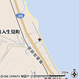 鹿児島県鹿児島市喜入生見町380-9周辺の地図