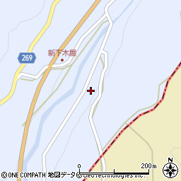 鹿児島県南さつま市加世田津貫17101周辺の地図