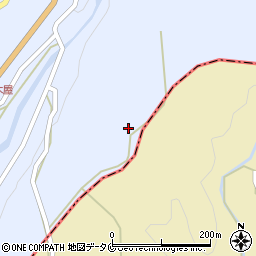 鹿児島県南さつま市加世田津貫17060周辺の地図