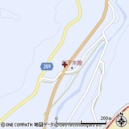 鹿児島県南さつま市加世田津貫19993周辺の地図