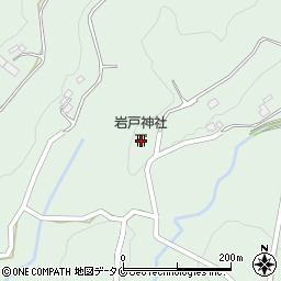 岩戸神社周辺の地図