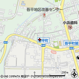セブンイレブン鹿屋吾平町店周辺の地図