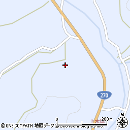 鹿児島県南さつま市加世田津貫20977周辺の地図