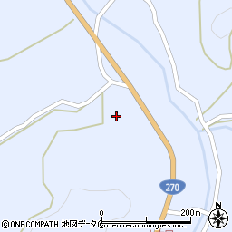 鹿児島県南さつま市加世田津貫20888周辺の地図