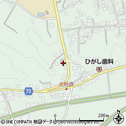 鹿児島県鹿屋市田淵町1662周辺の地図