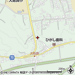 鹿児島県鹿屋市田淵町866周辺の地図