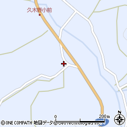 鹿児島県南さつま市加世田津貫20853周辺の地図