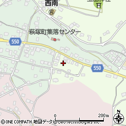 鹿児島県鹿屋市飯隈町2806周辺の地図