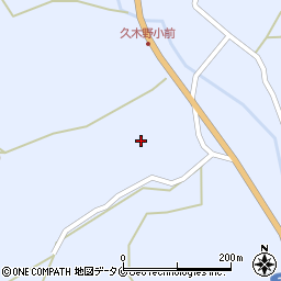 鹿児島県南さつま市加世田津貫20836周辺の地図