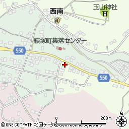 鹿児島県鹿屋市飯隈町2805周辺の地図