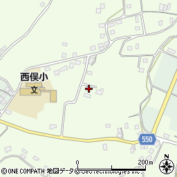 鹿児島県鹿屋市飯隈町2886周辺の地図