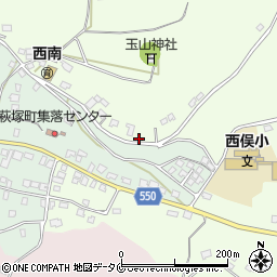 鹿児島県鹿屋市飯隈町3075周辺の地図